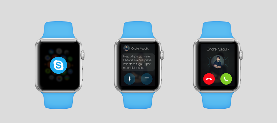 Skype s'invite sur l'Apple Watch